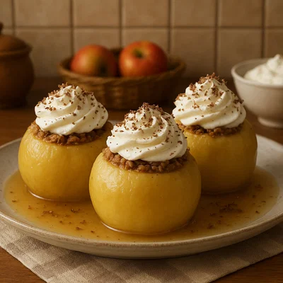 Bosnische Tufahije (Gefüllte Äpfel in Zuckersirup)