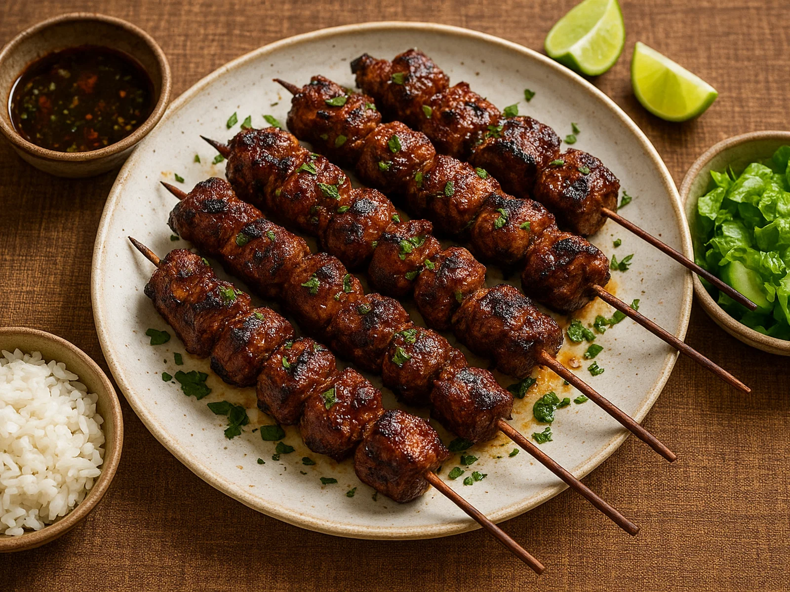 Sapapali'i – Polynesisch marinierte Grillspieße