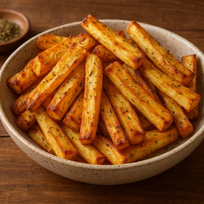 Knusprige Pastinaken-Pommes aus dem Ofen