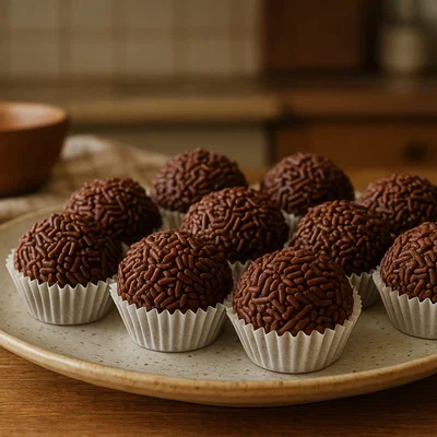Klassische brasilianische Brigadeiros