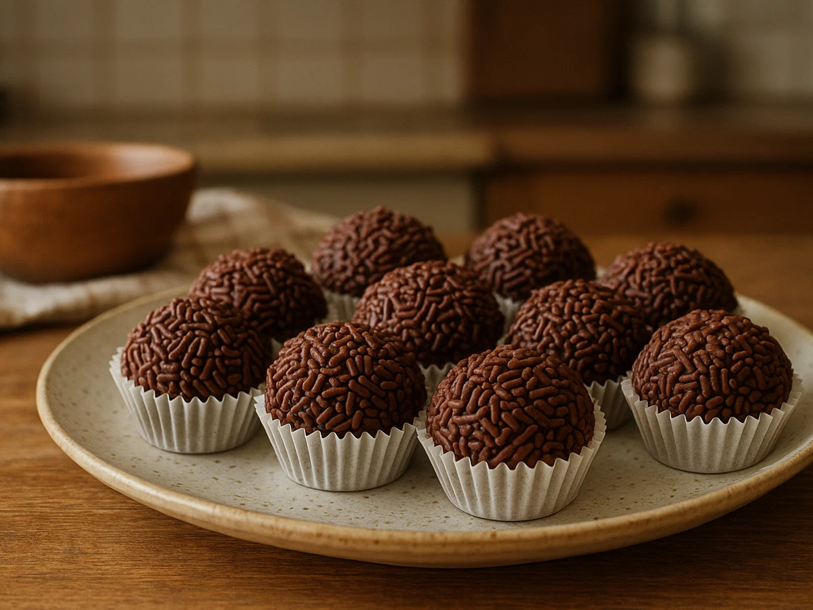 Klassische brasilianische Brigadeiros