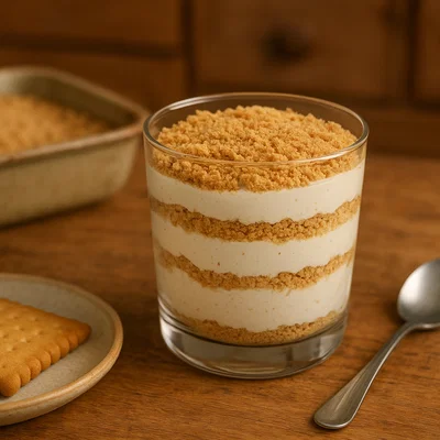 Serradura (Portugiesisches Sawdust Pudding Dessert)