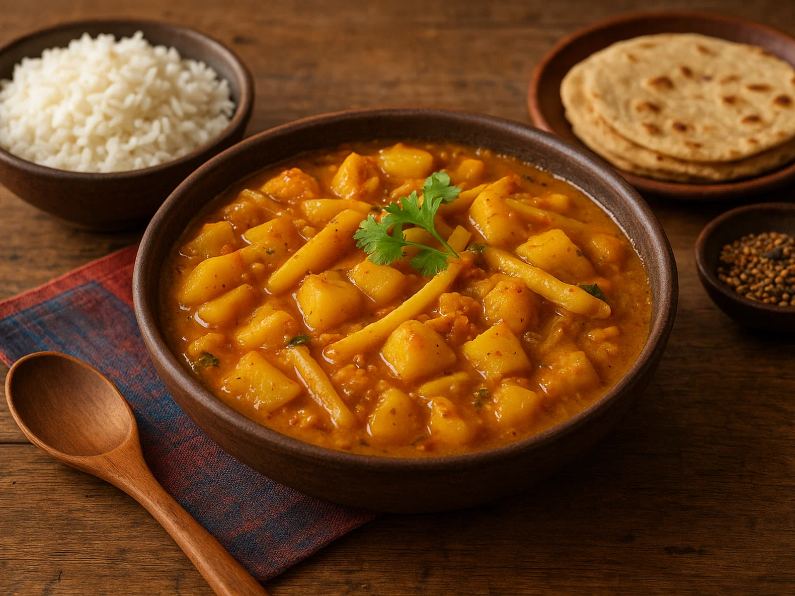 Aloo Tama – Nepalesisches Kartoffel-Bambussprossen-Curry