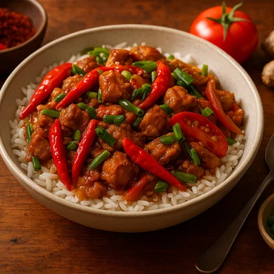 Phaksha Paa – Bhutanisches Schweinefleisch-Chili-Pfannengericht