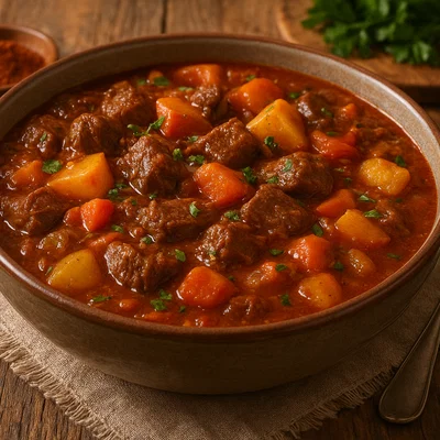 Chotlho – würziger Eintopf mit zartem Rindfleisch