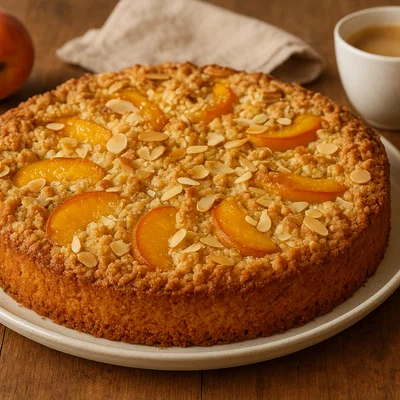 Saftiger Pfirsich-Mandel-Kuchen