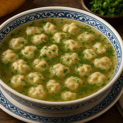 Dushbara – Aserbaidschanische Lamm-Teigtaschen-Suppe