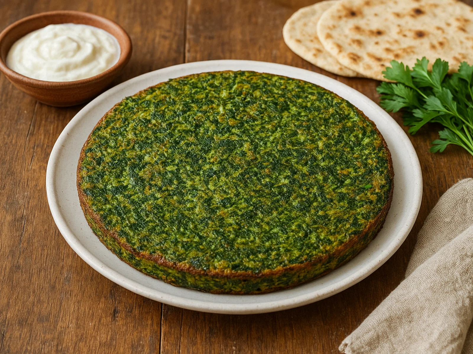 Kuku Sabzi – Persischer Kräuteromelett-Kuchen