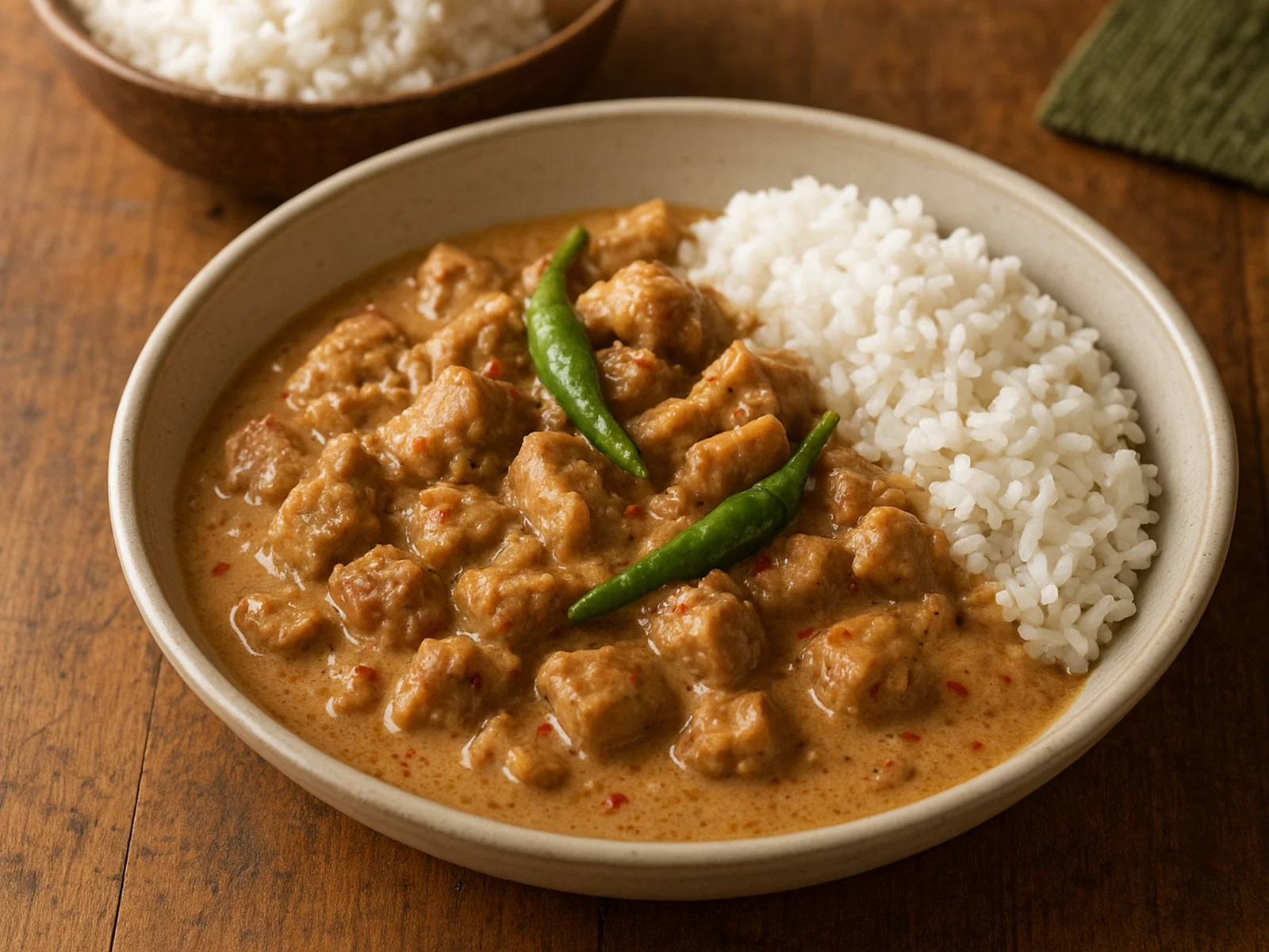 Bicol Express – würziges Schweinefleisch in Kokosmilch