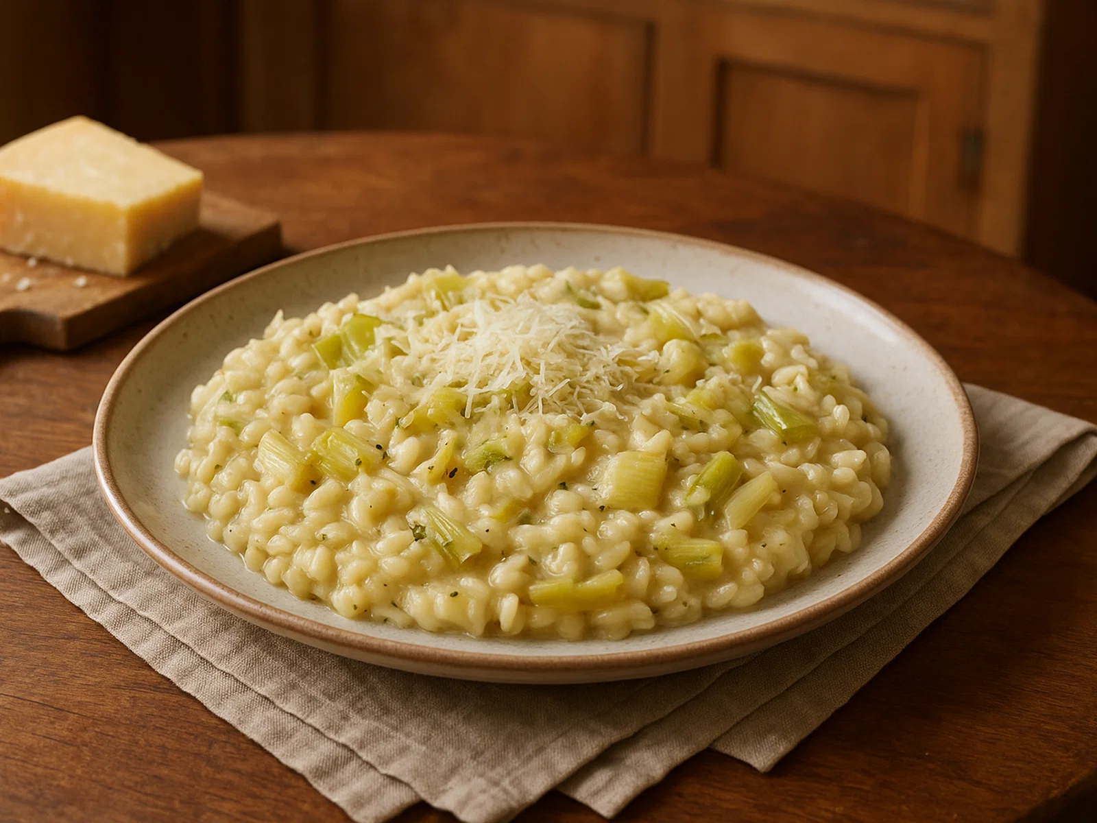Chicorée-Risotto mit Parmesan