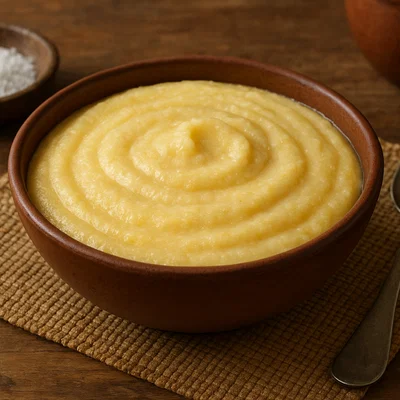 Cremiger Pap (afrikanischer Maisbrei)
