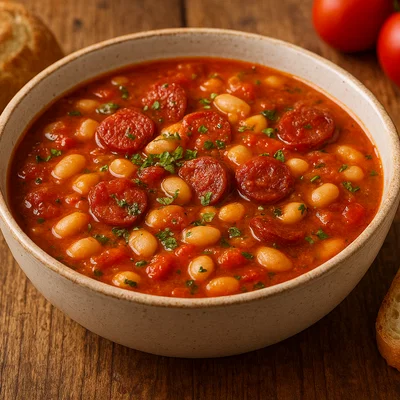 Bohnensuppe mit Chorizo