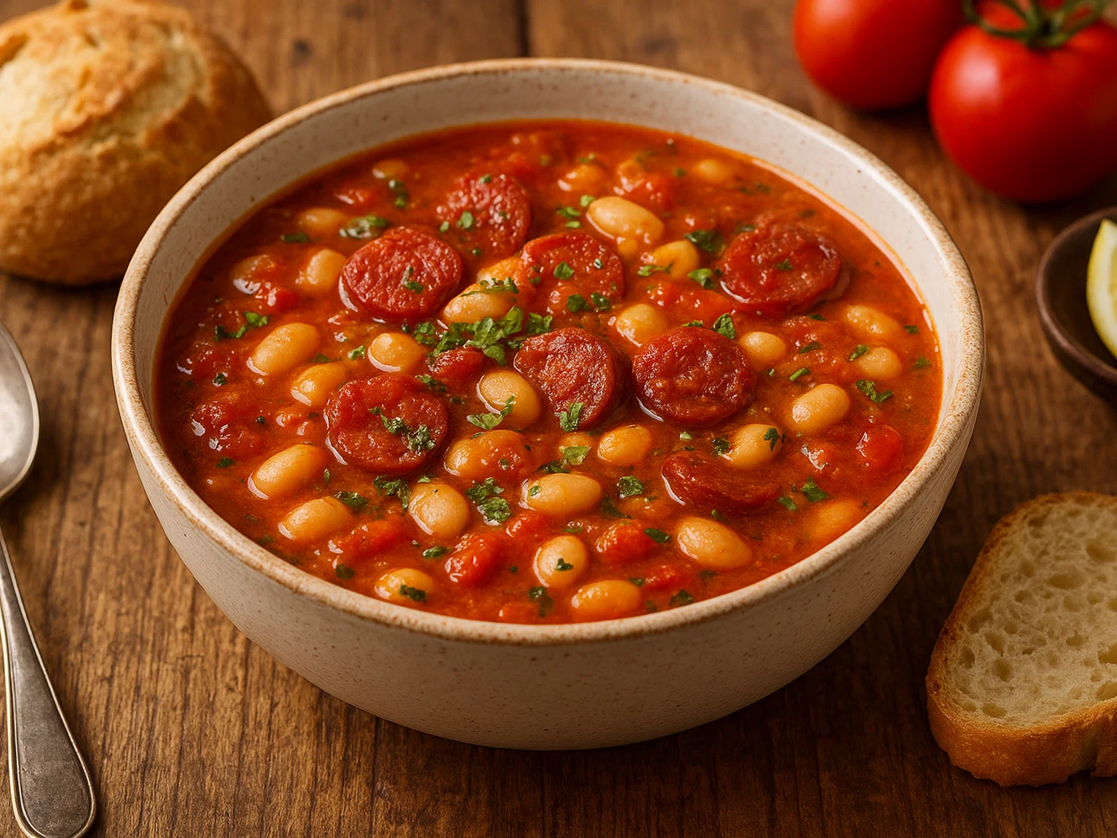 Bohnensuppe mit Chorizo