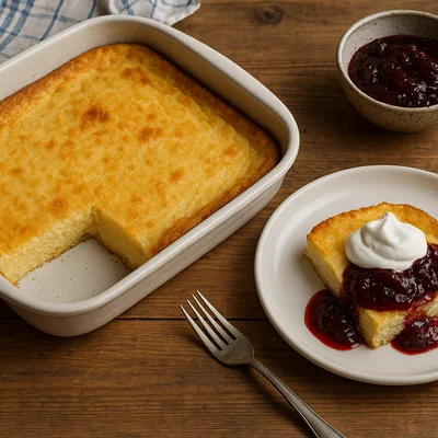 Ålandspannkaka – Finnischer Grießofenpfannkuchen