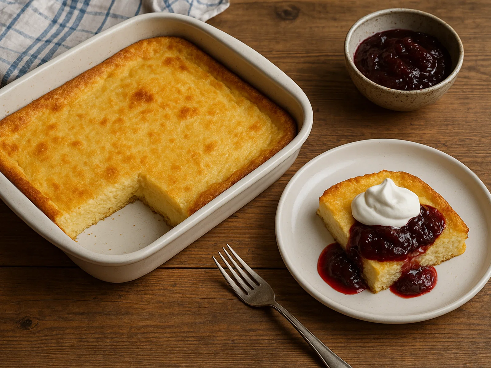 Ålandspannkaka – Finnischer Grießofenpfannkuchen
