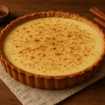 Cayman-Style Custard-Tart mit Muskat und Zimt