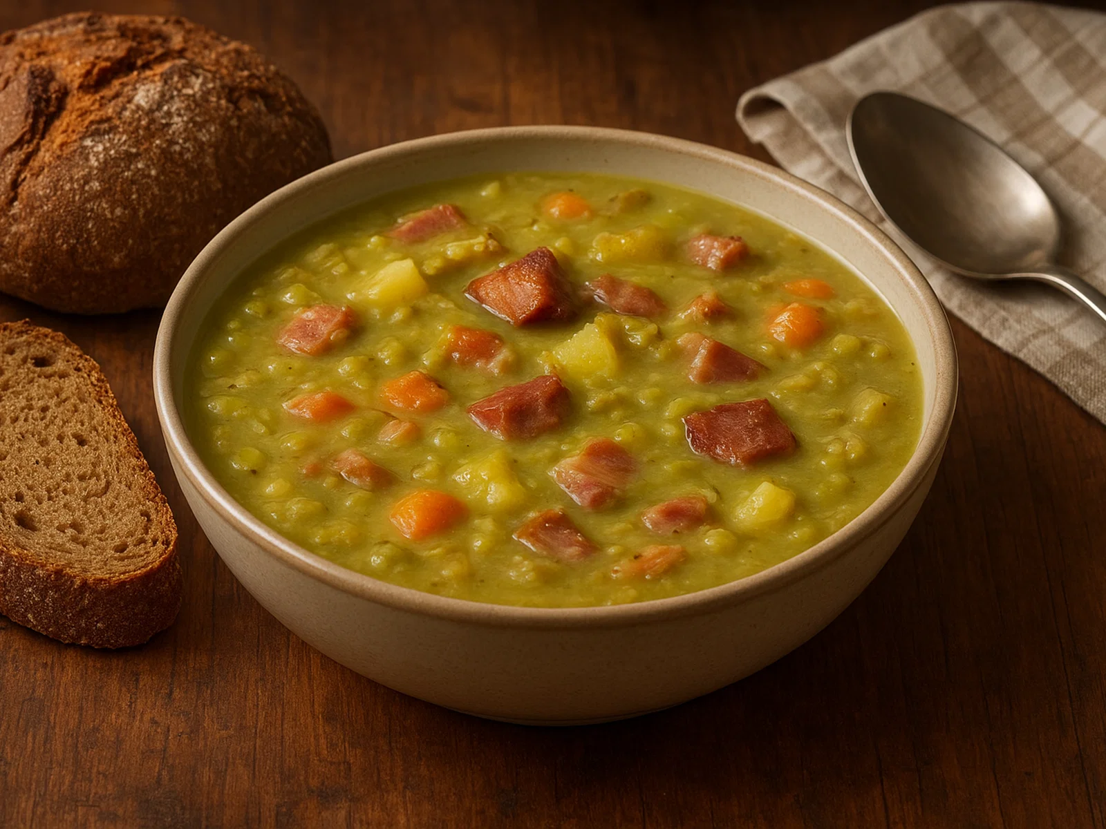 Erwtensoep (Snert) – Niederländische Wintererbsensuppe