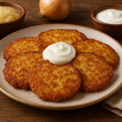 Bulviniai blynai – litauische Kartoffelpuffer