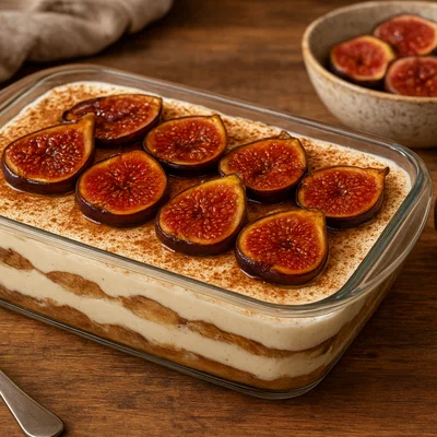Feigen-Tiramisu mit Zimt und Vanille