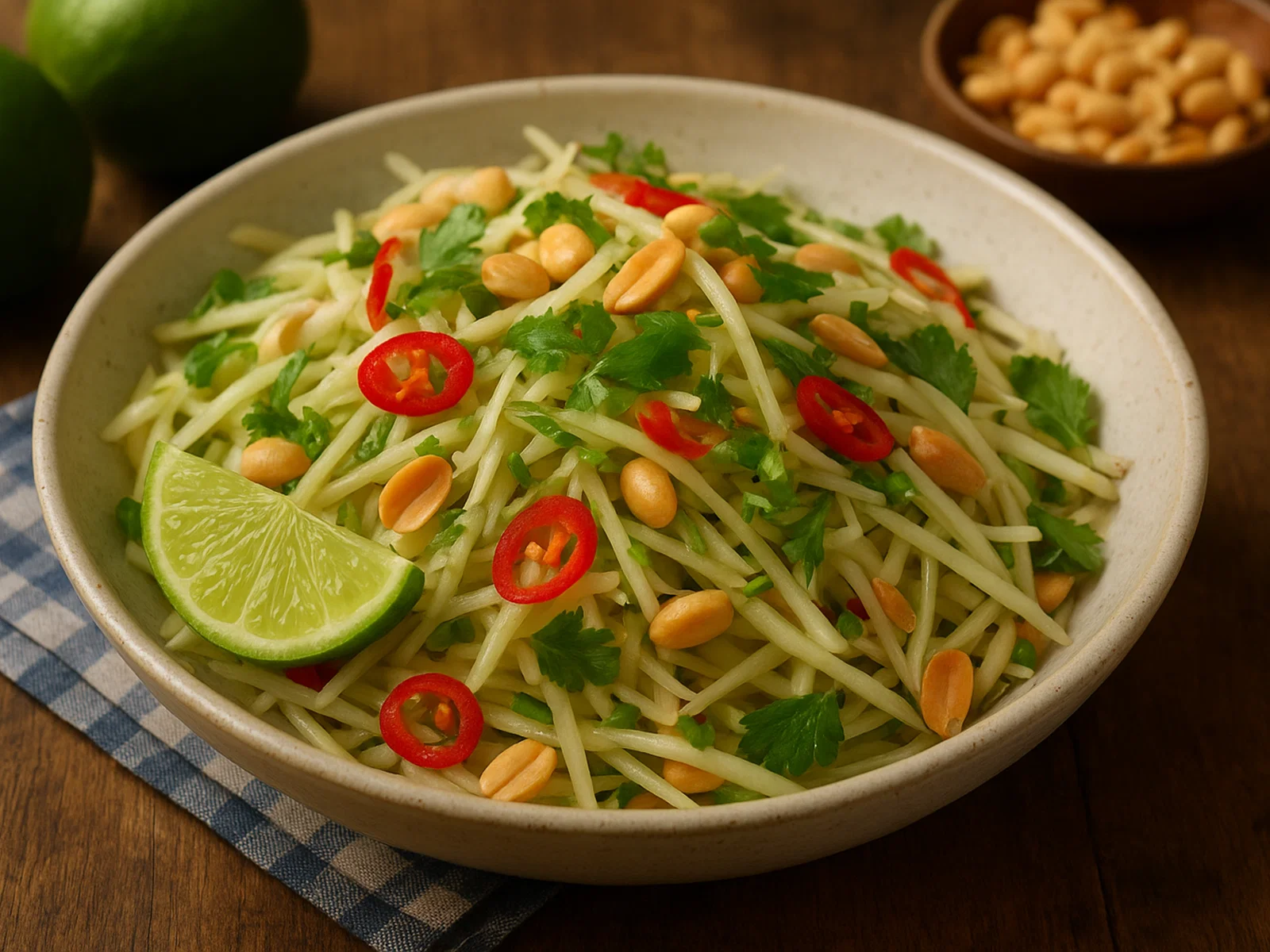 Salade de Papaye Verte (Grüner-Papaya-Salat)