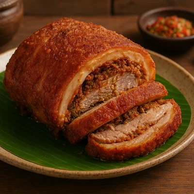 Babi Guling – Balinesischer Gewürz-Schweinebraten aus dem Ofen