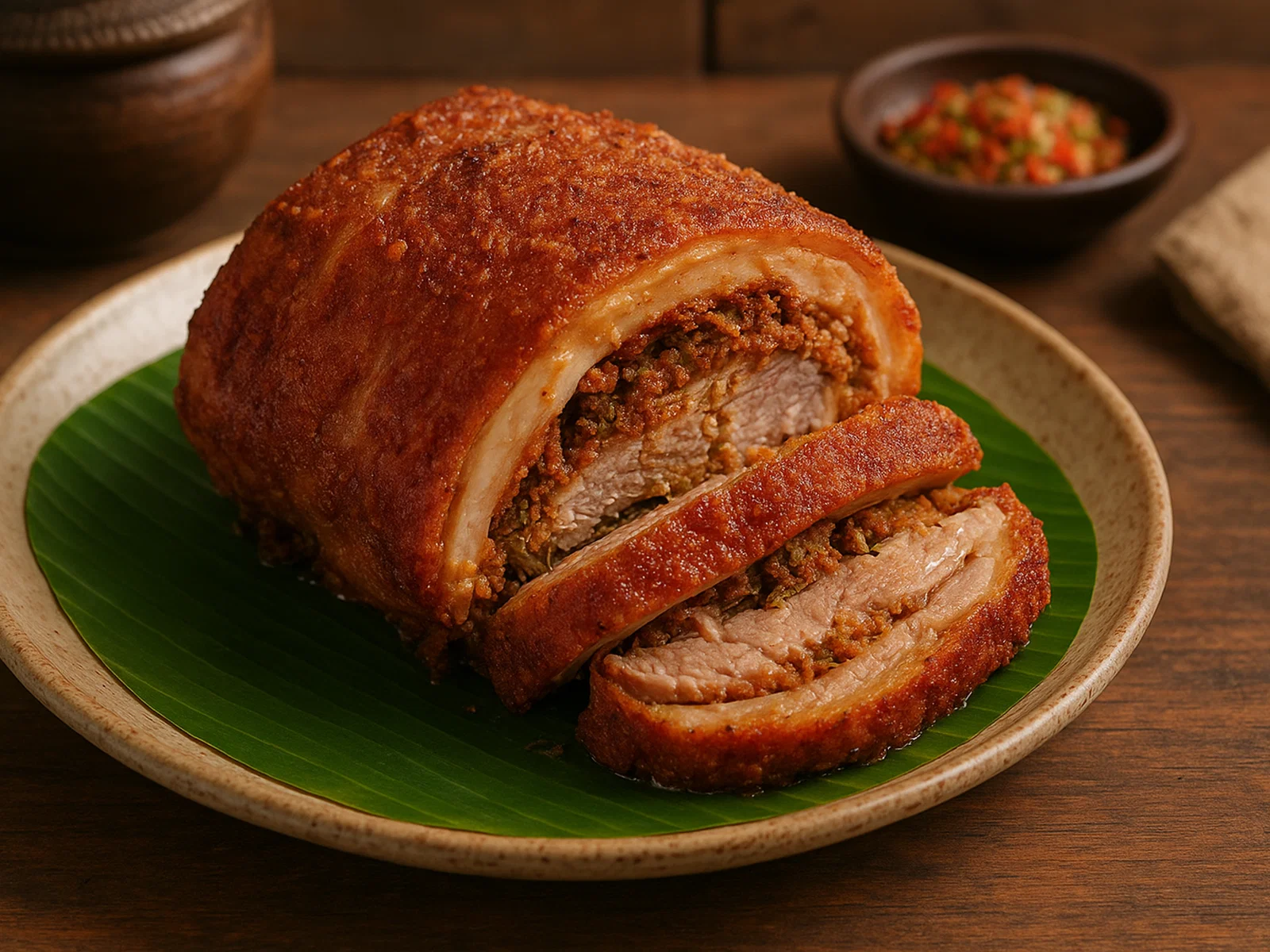 Babi Guling – Balinesischer Gewürz-Schweinebraten aus dem Ofen