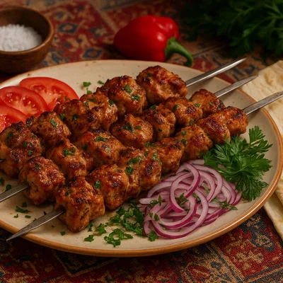 Armenischer Khorovats (Grillspieße vom Schwein)
