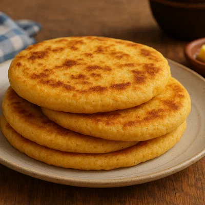 Pan Bati – Arubanische Maismehl-Pfannkuchen