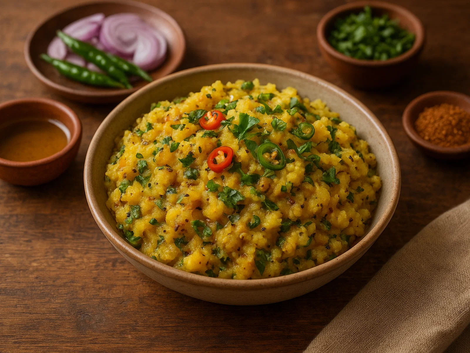 Würziges Bengali-Aloo-Bhorta (Kartoffel-Bhorta)