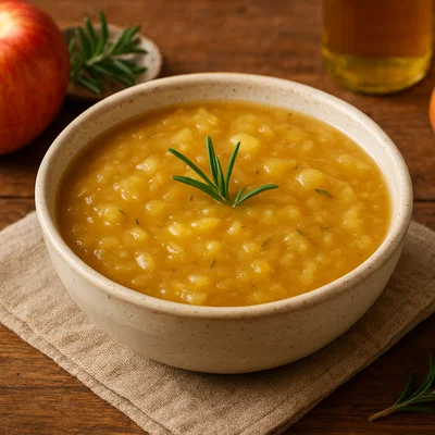 Apfel-Rosmarinsoße