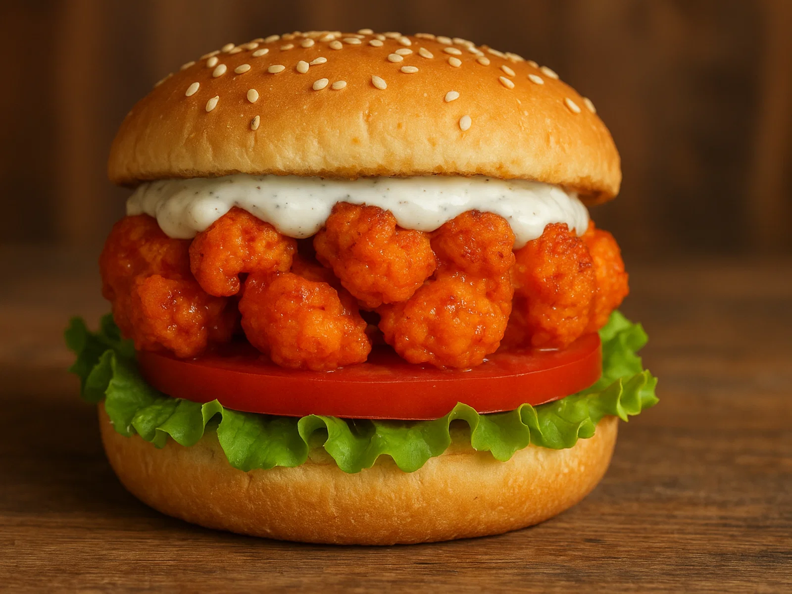 Buffalo-Blumenkohl-Burger