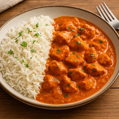 Chicken Tikka Masala mit Basmatireis