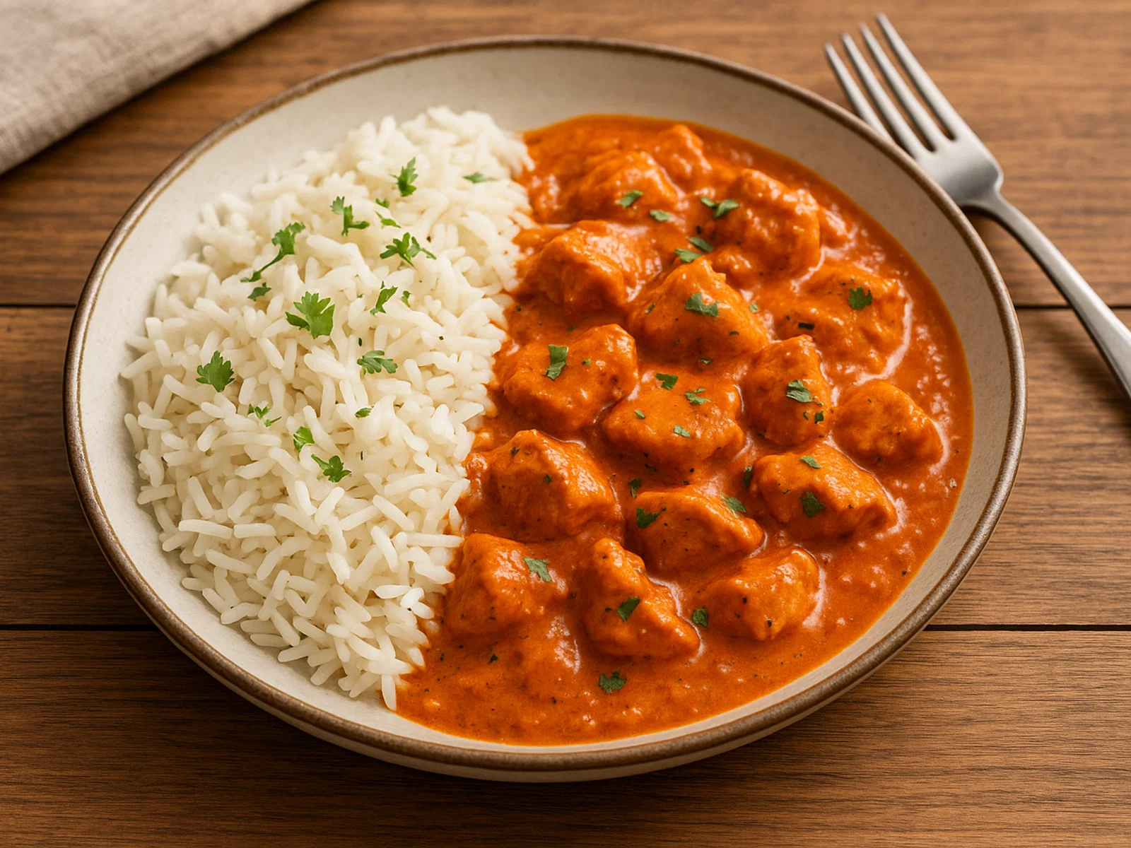 Chicken Tikka Masala mit Basmatireis
