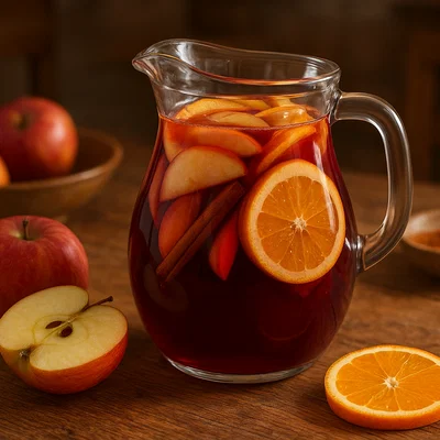Apfel-Zimt-Sangria