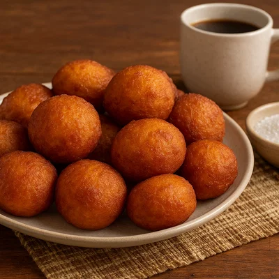 Vitumbuwa – malawische frittierte Kokosbällchen