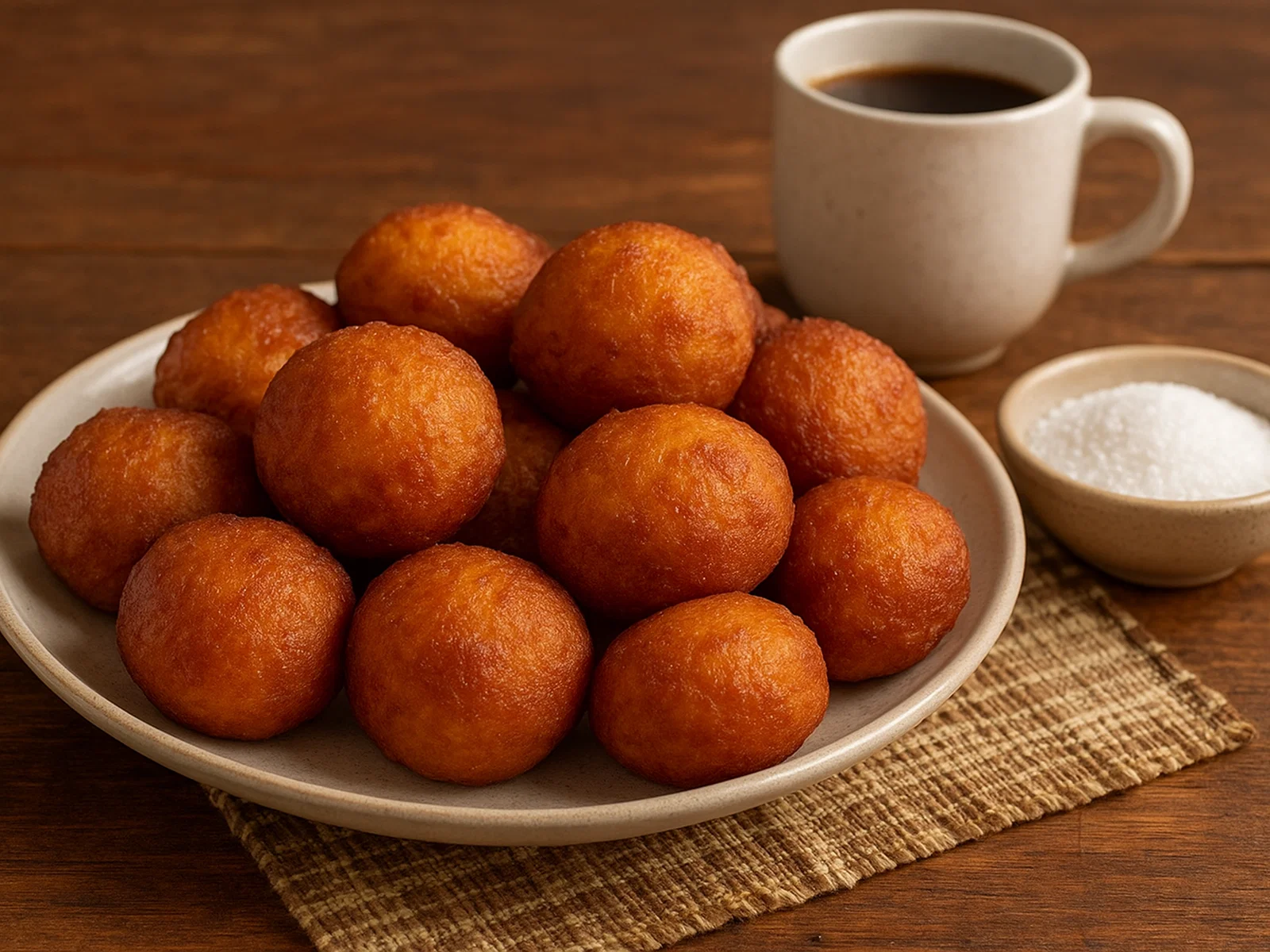 Vitumbuwa – malawische frittierte Kokosbällchen