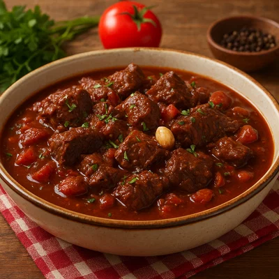 Santo Beef – würzig geschmortes Rindfleisch