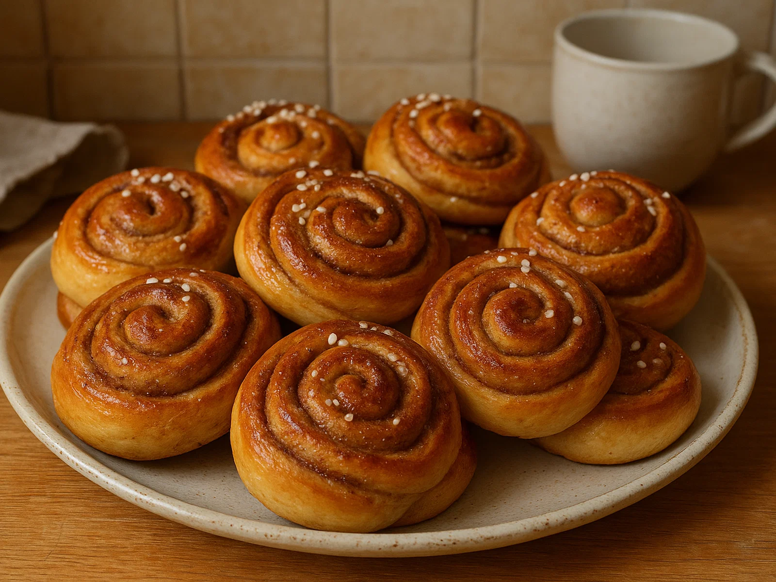 Schwedische Zimt- und Kardamombullar