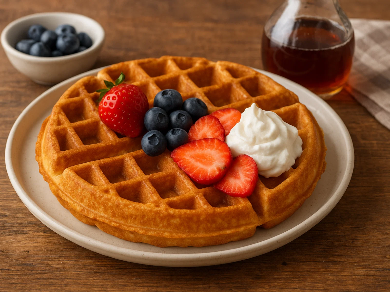 Belgische Waffeln – außen knusprig, innen fluffig