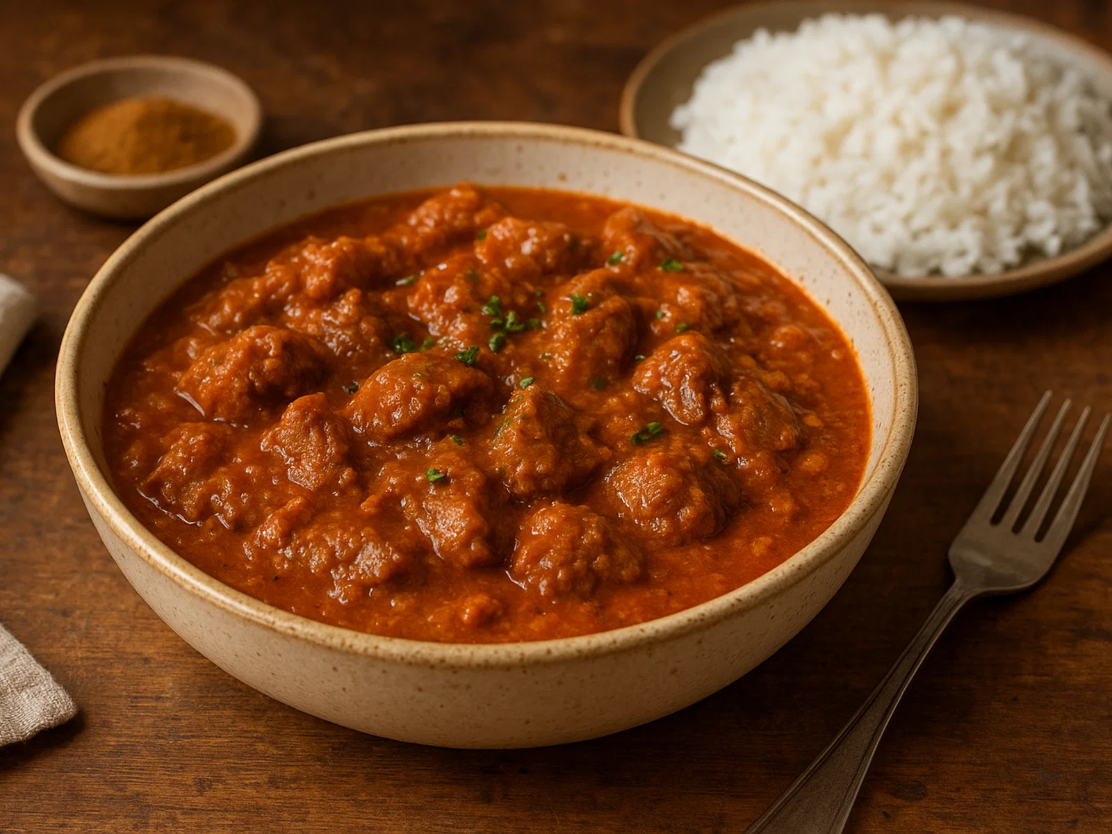 Ngoundja – Fleisch in würziger Erdnuss-Tomatensauce