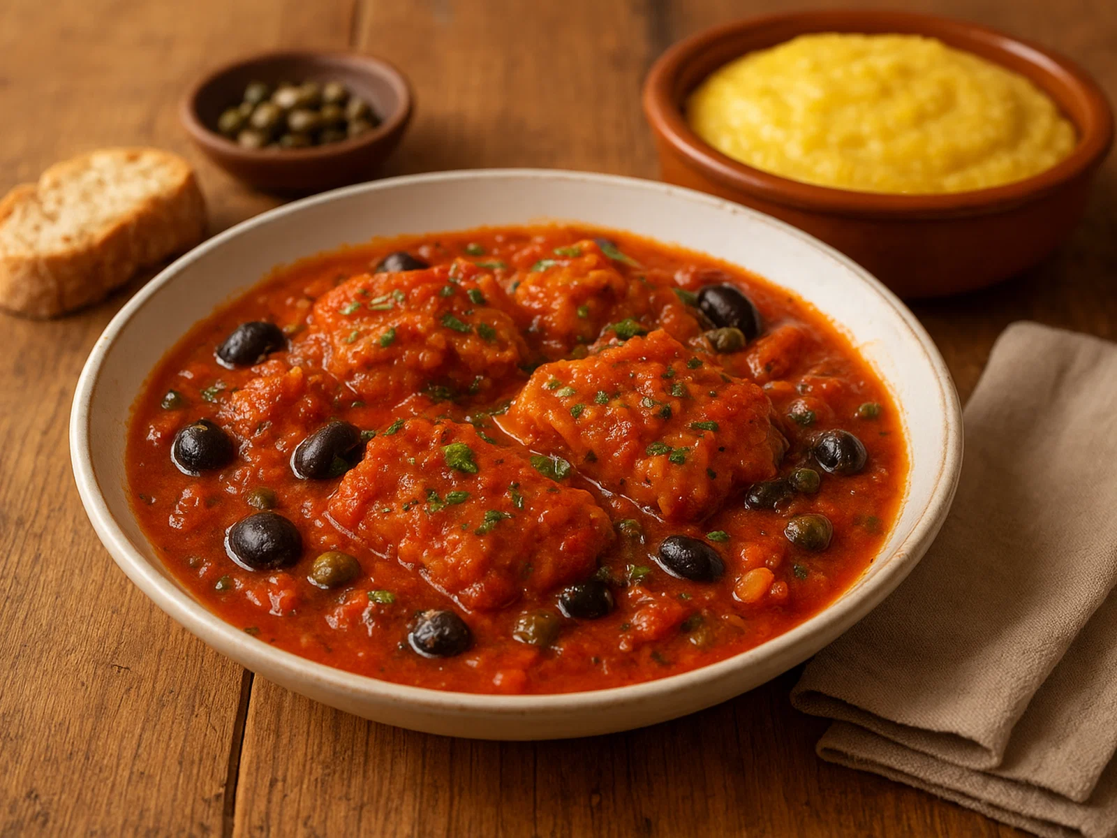 Stocafi – Kabeljau in provenzalischer Tomatensauce