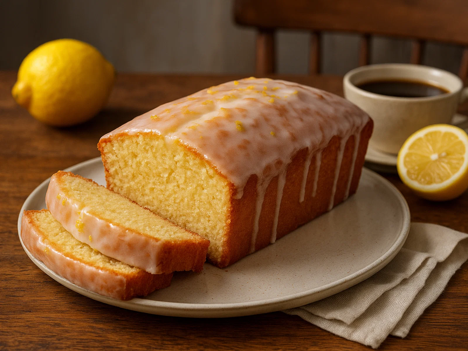 Klassischer Zitronenkuchen