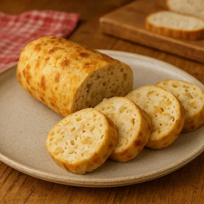 Böhmische Knedlíky (tschechische Semmelknödelrolle)