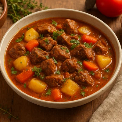 Karibischer Goat Water Stew (Ziegeneintopf)