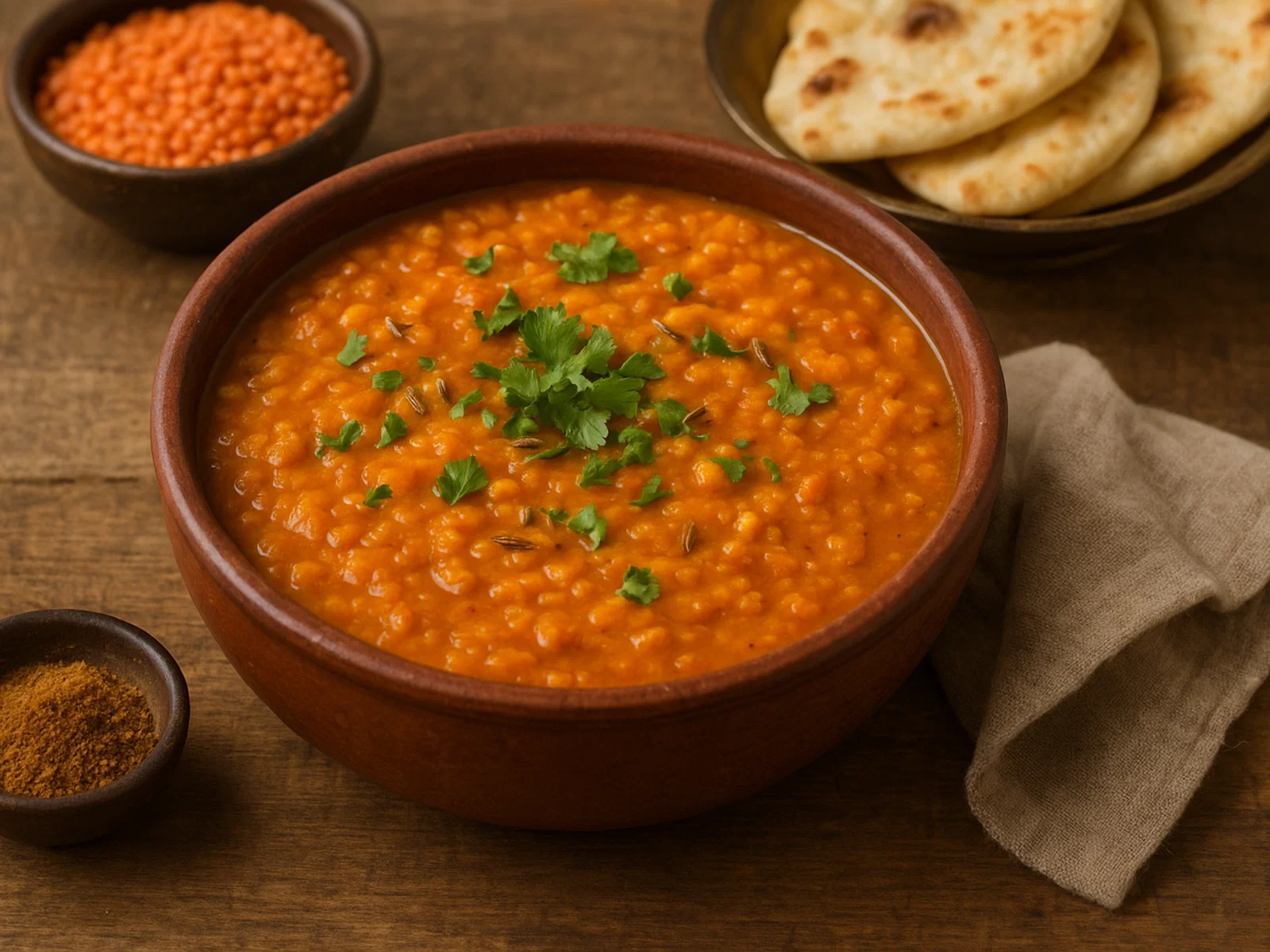 Masoor Dal – Indisches Linsencurry aus roten Linsen