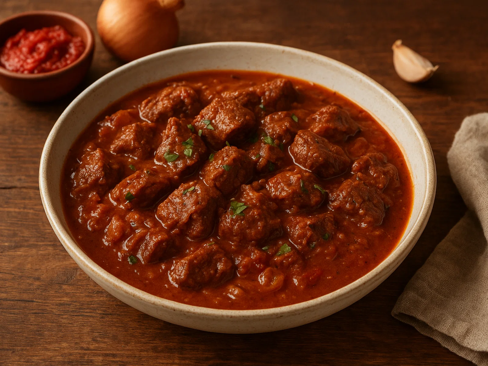 Kokki – geschmortes Rindfleisch in samtiger Gewürzsauce