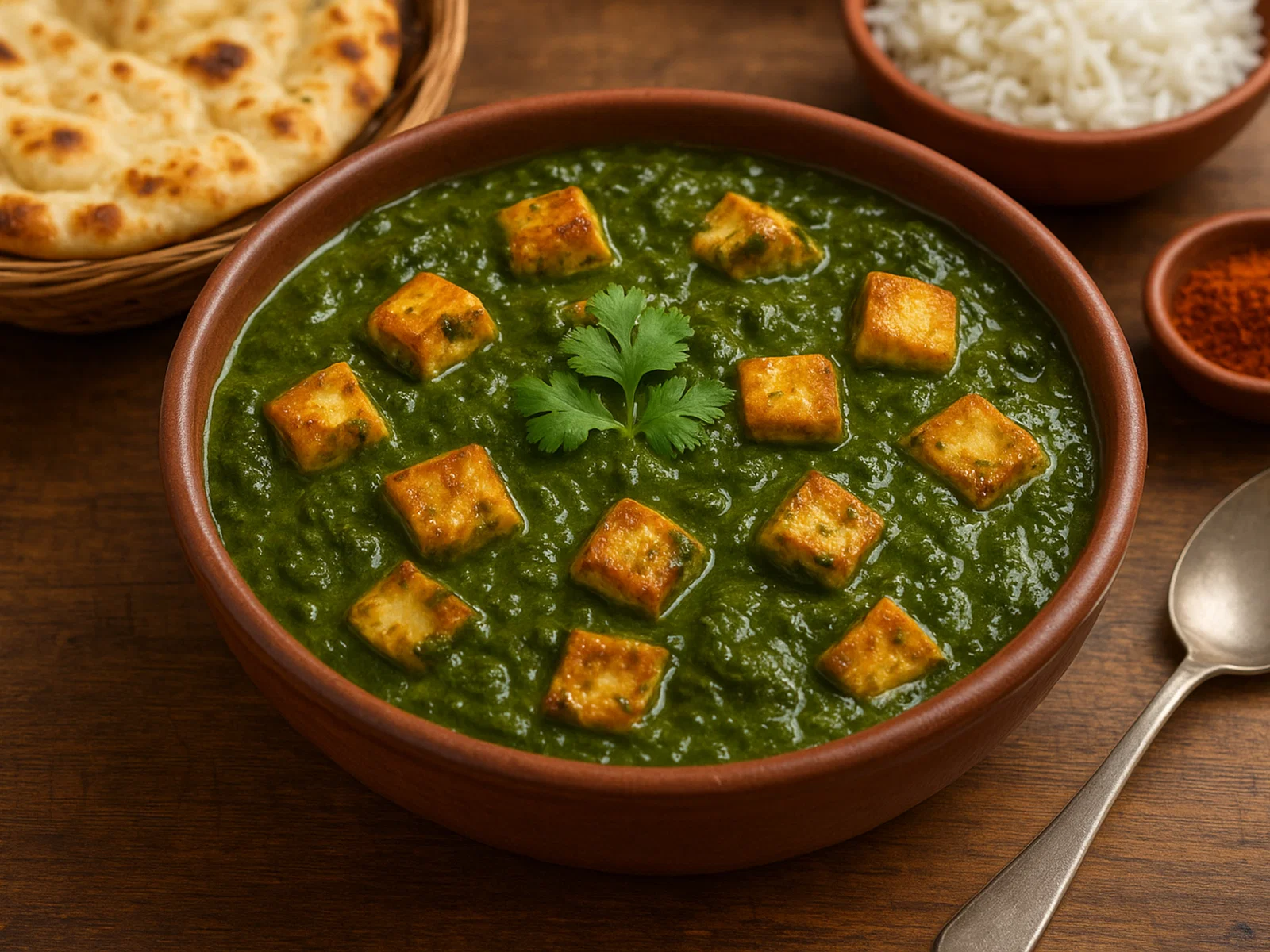 Palak Paneer – cremiges Spinat-Curry mit Paneer