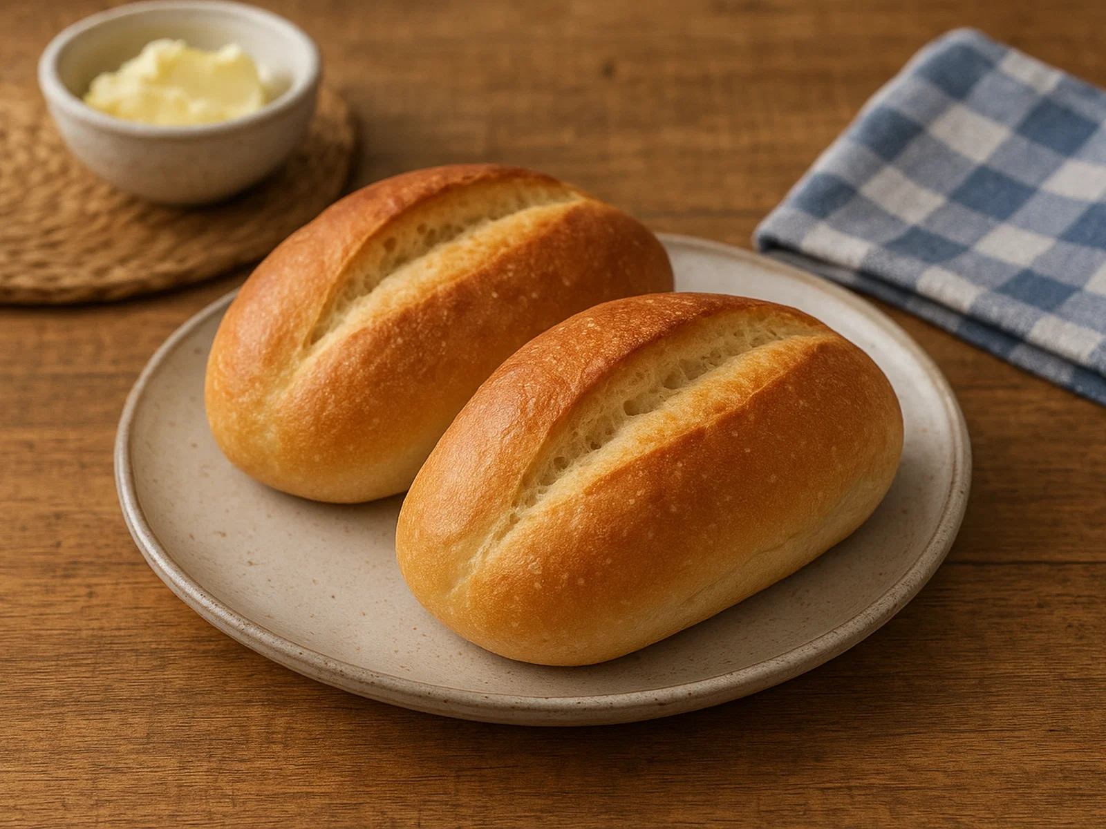 Chilenische Marraqueta (Pan Batido)