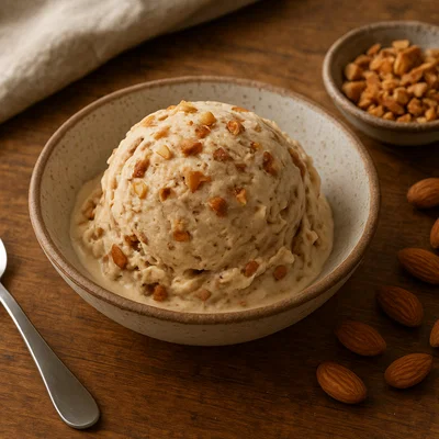 Mocca-Mandel-Eis