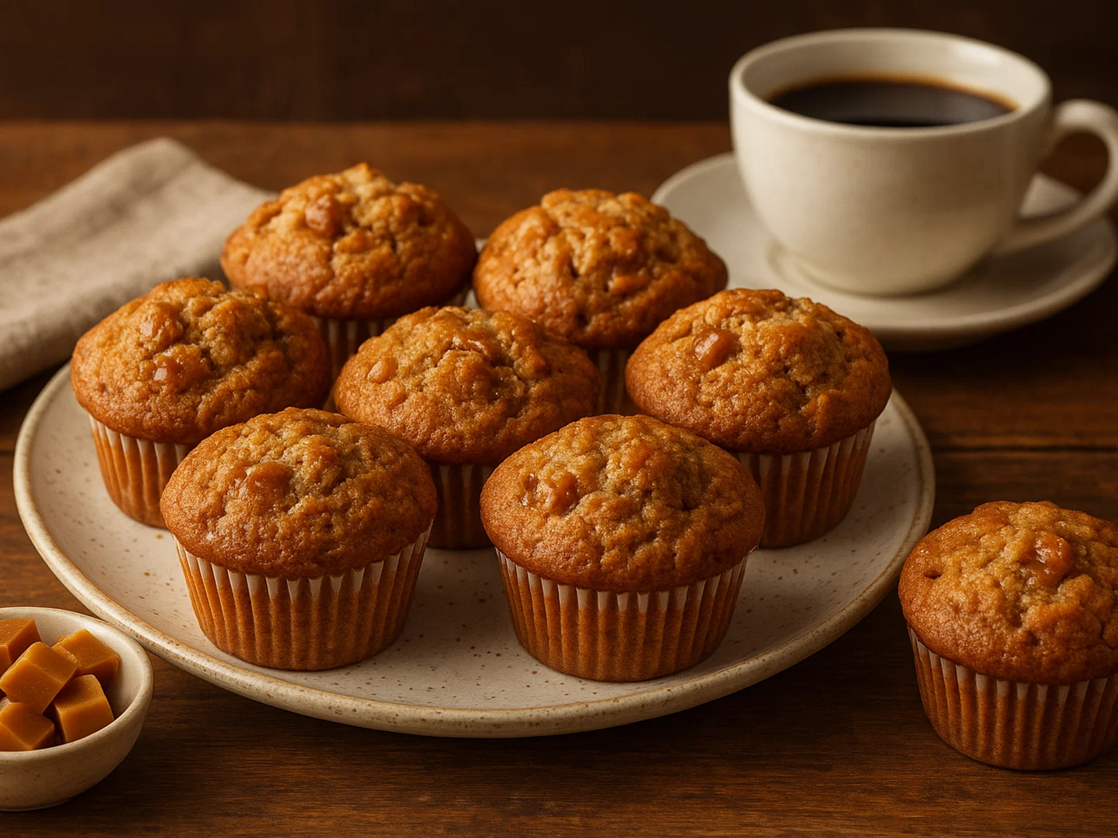 Kaffee-Karamell-Muffins
